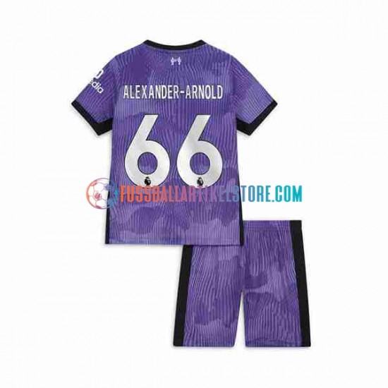 Liverpool Ausweichausrüstung Alexander-Arnold 66 2023-2024 Kinder Set(Trikot und Hose) S/S