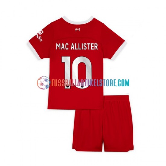 Liverpool Heimausrüstung Alexis Mac Allister 10 2023-2024 Kinder Set(Trikot und Hose) S/S