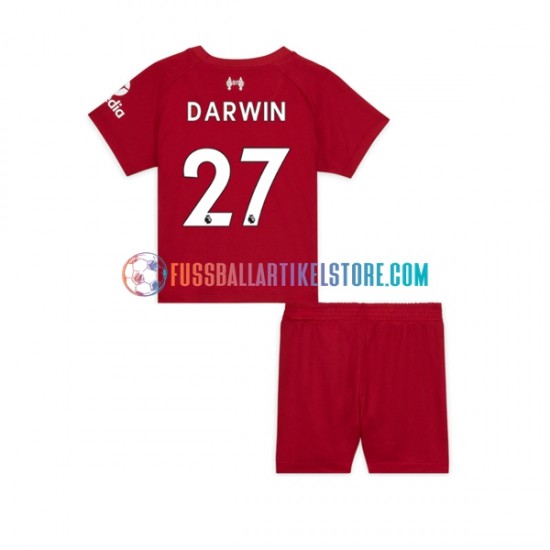 Liverpool Heimausrüstung Darwin Nunez 27 2022-2023 Kinder Set(Trikot und Hose) S/S