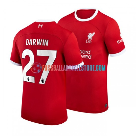 Liverpool Heimausrüstung Darwin Nunez 27 2023-2024 Herren Trikot S/S