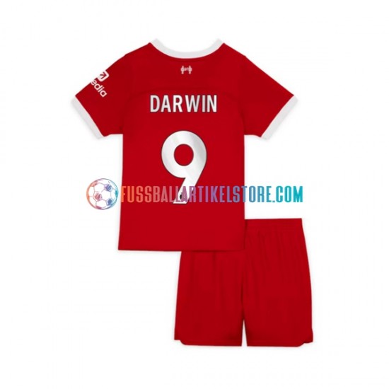 Liverpool Heimausrüstung Darwin Nunez 9 2023-2024 Kinder Set(Trikot und Hose) S/S