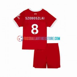 Liverpool Heimausrüstung Dominik Szoboszlai 8 2023 Kinder Set(Trikot und Hose) S/S