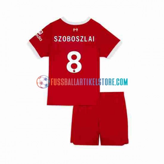 Liverpool Heimausrüstung Dominik Szoboszlai 8 2023 Kinder Set(Trikot und Hose) S/S