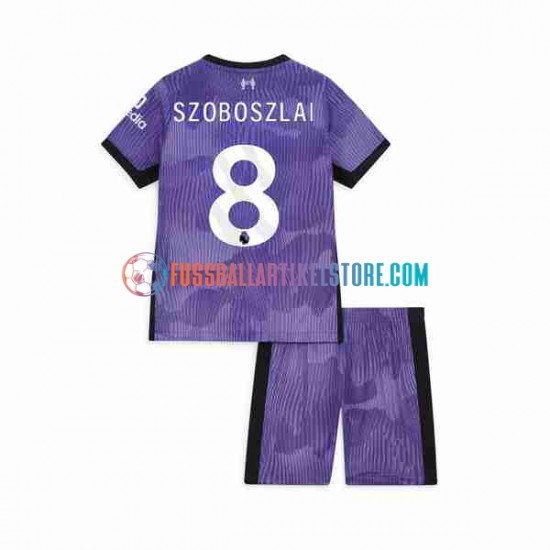 Liverpool Ausweichausrüstung Dominik Szoboszlai 8 2023 Kinder Set(Trikot und Hose) S/S