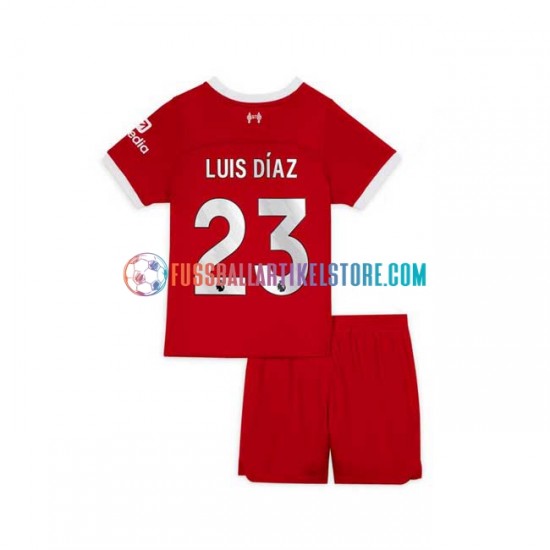 Liverpool Heimausrüstung Luis Diaz 23 2023-2024 Kinder Set(Trikot und Hose) S/S