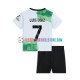 Liverpool Auswärtsausrüstung Luis Diaz 7 2023-2024 Kinder Set(Trikot und Hose) S/S