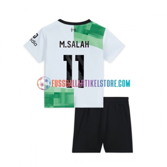 Liverpool Auswärtsausrüstung M.Salah 11 2023-2024 Kinder Set(Trikot und Hose) S/S