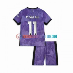 Liverpool Ausweichausrüstung M.Salah 11 2023-2024 Kinder Set(Trikot und Hose) S/S