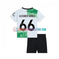 Liverpool Auswärtsausrüstung Trent Alexander-Arnold 66 2023-2024 Kinder Set(Trikot und Hose) S/S