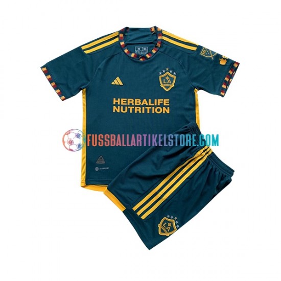 LA Galaxy Auswärtsausrüstung 2023-2024 Kinder Set(Trikot und Hose) S/S