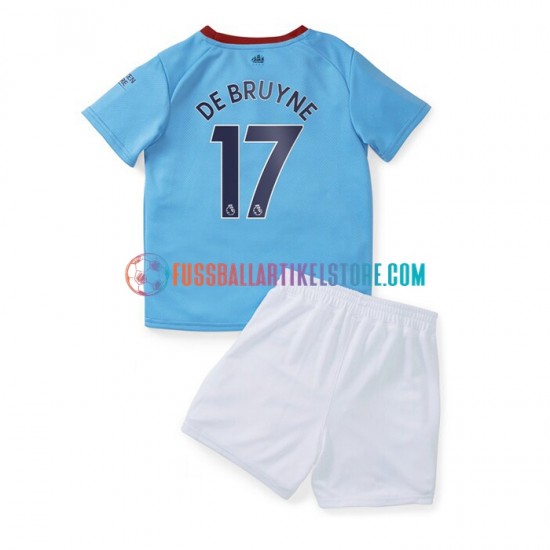 Manchester City Heimausrüstung De Bruyne 17 2022-2023 Kinder Set(Trikot und Hose) S/S