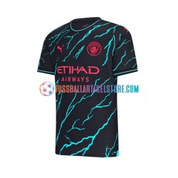 Manchester City Ausweichausrüstung Erling Haaland 9 2023-2024 Herren Trikot S/S