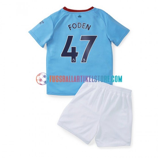 Manchester City Heimausrüstung Foden 47 2022-2023 Kinder Set(Trikot und Hose) S/S