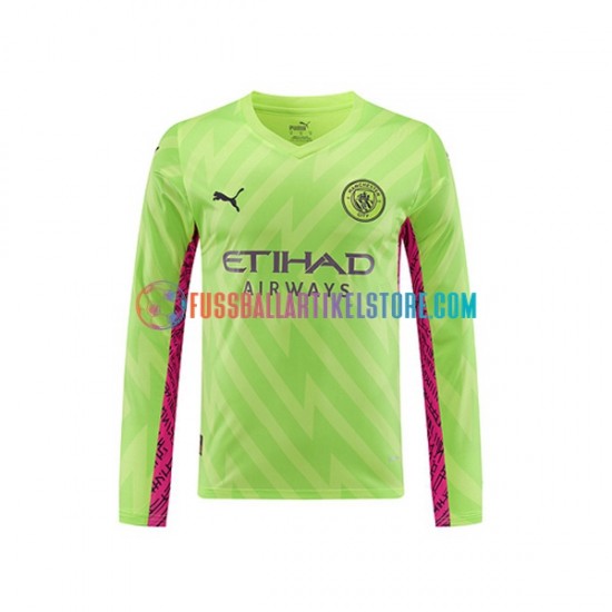 Manchester City Ausweichausrüstung Torwart 2023-2024 Herren Trikot L/S