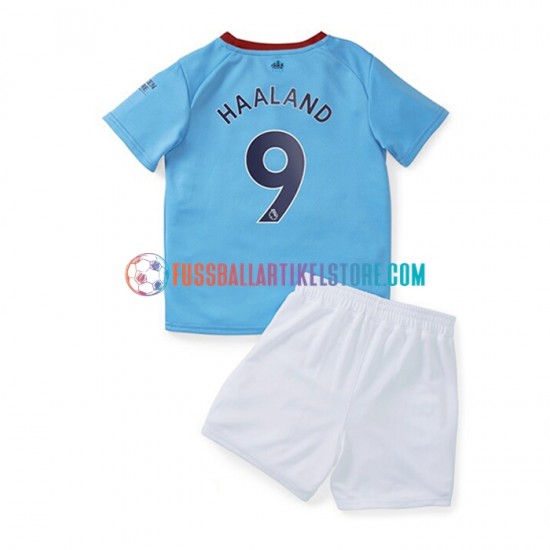 Manchester City Heimausrüstung Haaland 9 2022-2023 Kinder Set(Trikot und Hose) S/S