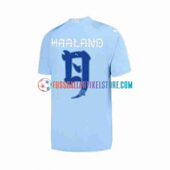 Japan Manchester City Heimausrüstung Haaland 9 ese Tour Printing 2023-2024 Herren Trikot S/S