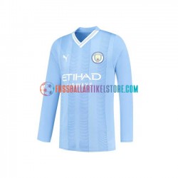 Manchester City Heimausrüstung 2023-2024 Herren Trikot L/S