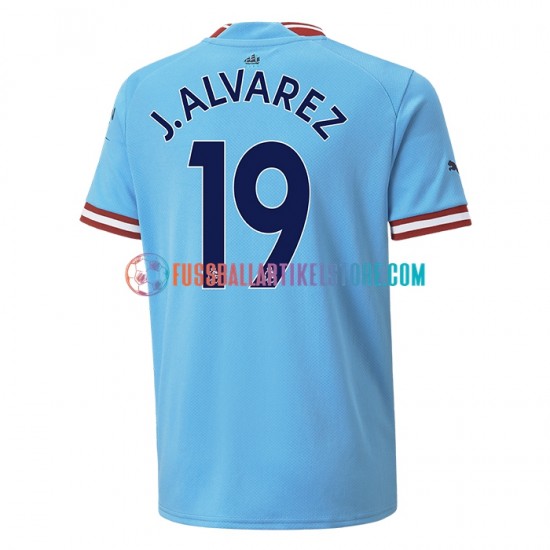 Manchester City Heimausrüstung J. ALVAREZ 19 2022-2023 Herren Trikot S/S