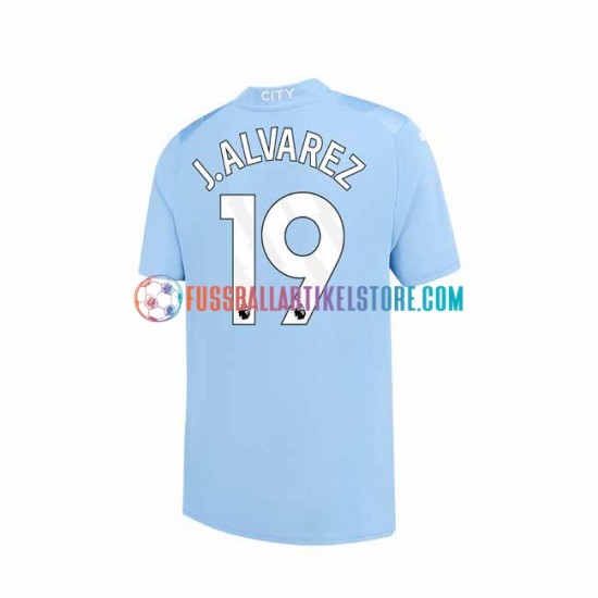 Manchester City Heimausrüstung J. ALVAREZ 19 2023-2024 Herren Trikot S/S