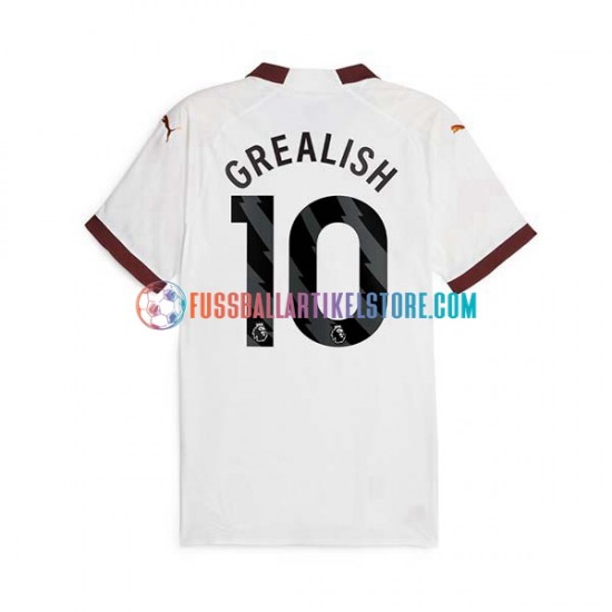 Manchester City Auswärtsausrüstung Jack Grealish 10 2023-2024 Herren Trikot S/S