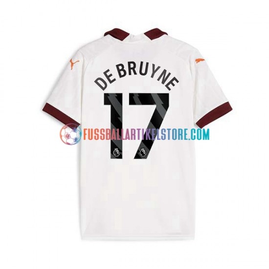 Manchester City Auswärtsausrüstung Kevin De Bruyne 17 2023-2024 Herren Trikot S/S