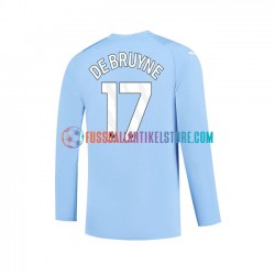 Manchester City Heimausrüstung Kevin De Bruyne 17 2023-2024 Herren Trikot L/S