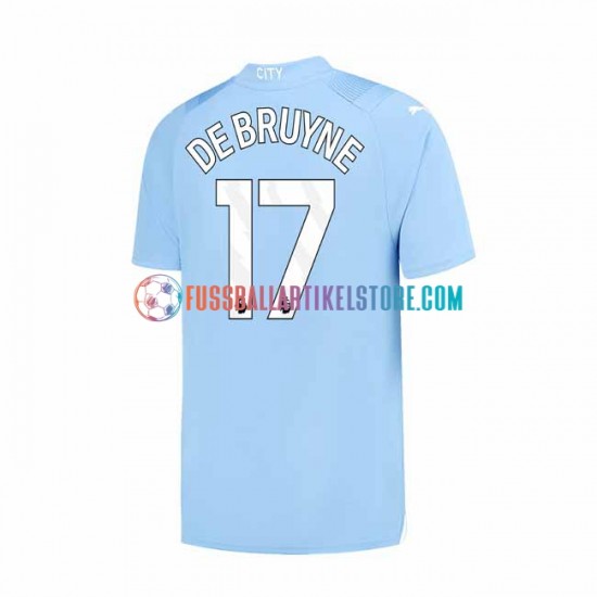 Manchester City Heimausrüstung Kevin De Bruyne 17 2023-2024 Herren Trikot S/S