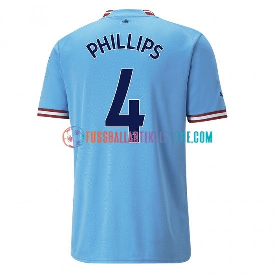 Manchester City Heimausrüstung PHILLIPS 4 2022-2023 Herren Trikot S/S