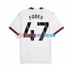 Manchester City Auswärtsausrüstung Phil Foden 47 2023-2024 Herren Trikot S/S