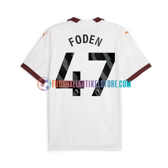 Manchester City Auswärtsausrüstung Phil Foden 47 2023-2024 Herren Trikot S/S