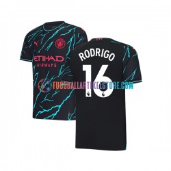 Manchester City Ausweichausrüstung Rodri Hernandez 16 2023-2024 Herren Trikot S/S