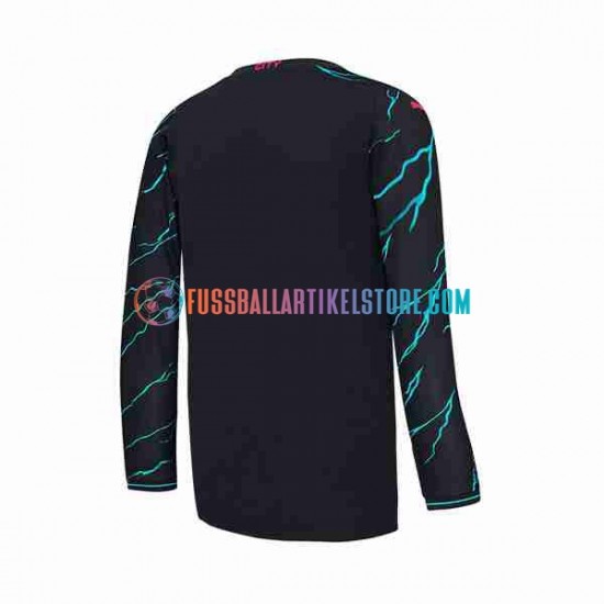 Manchester City Ausweichausrüstung 2023-2024 Herren Trikot L/S