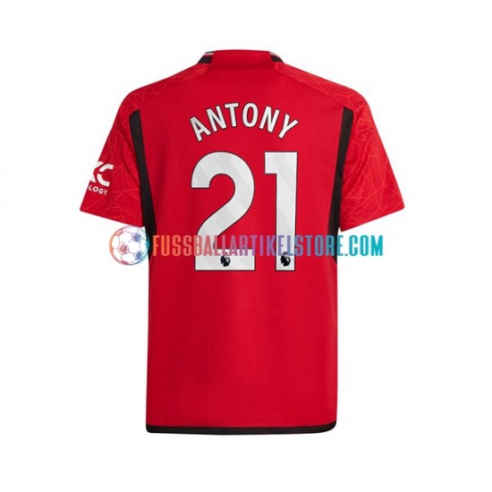 Manchester United Heimausrüstung Antony Matheus 21 2023-2024 Herren Trikot S/S