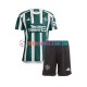 Manchester United Auswärtsausrüstung 2023-2024 Kinder Set(Trikot und Hose) S/S