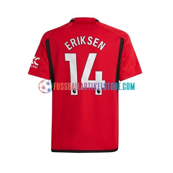 Manchester United Heimausrüstung Eriksen 14 2023-2024 Herren Trikot S/S