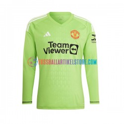 Manchester United Heimausrüstung Torwart 2023-2024 Herren Trikot L/S