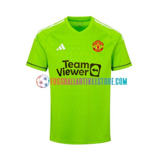 Manchester United Heimausrüstung Torwart 2023-2024 Herren Trikot S/S