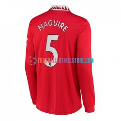 Manchester United Heimausrüstung Harry Maguire 5 2022-2023 Herren Trikot L/S