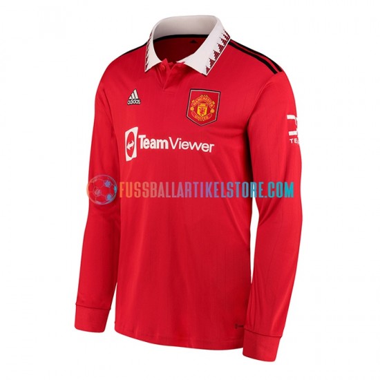 Manchester United Heimausrüstung 2022-2023 Herren Trikot L/S