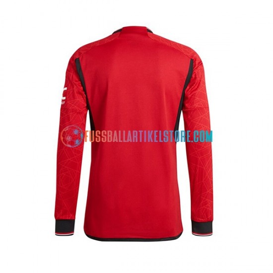 Manchester United Heimausrüstung 2023-2024 Herren Trikot L/S