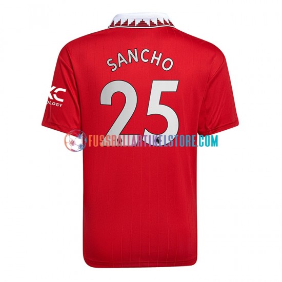 Manchester United Heimausrüstung Jadon Sancho 25 2022-2023 Herren Trikot S/S