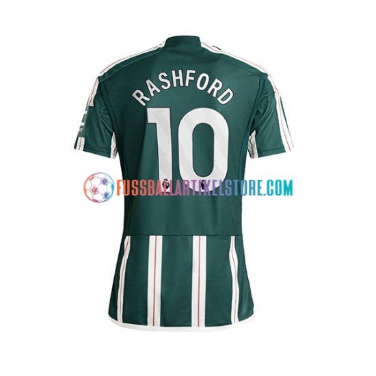 Manchester United Auswärtsausrüstung Marcus Rashford 10 2023-2024 Herren Trikot S/S