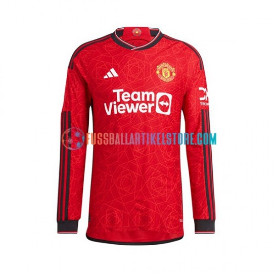 Manchester United Heimausrüstung Marcus Rashford 10 2023-2024 Herren Trikot L/S