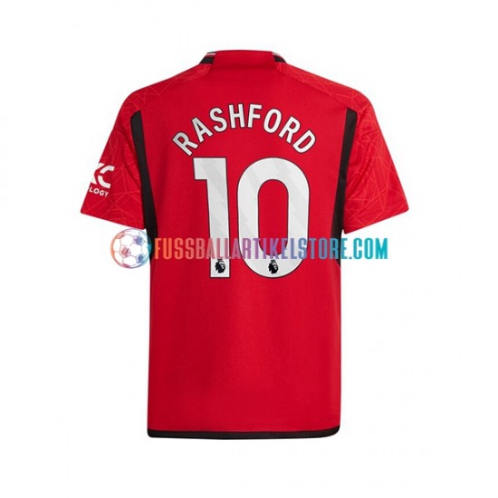 Manchester United Heimausrüstung Marcus Rashford 10 2023-2024 Herren Trikot S/S