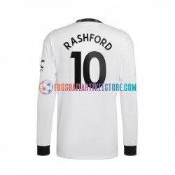 Manchester United Auswärtsausrüstung Rashford 10 2022-2023 Herren Trikot L/S