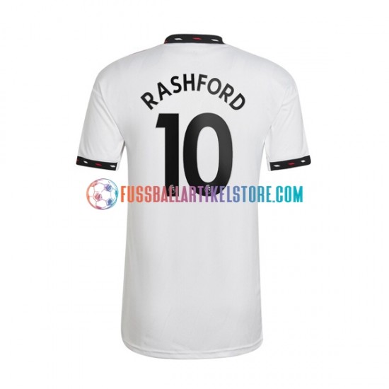 Manchester United Auswärtsausrüstung Rashford 10 2022-2023 Herren Trikot S/S