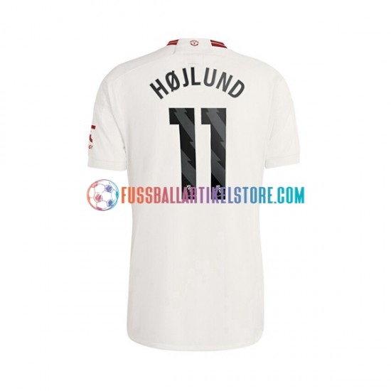 Manchester United Ausweichausrüstung Rasmus Hojlund 11 2023-2024 Herren Trikot S/S