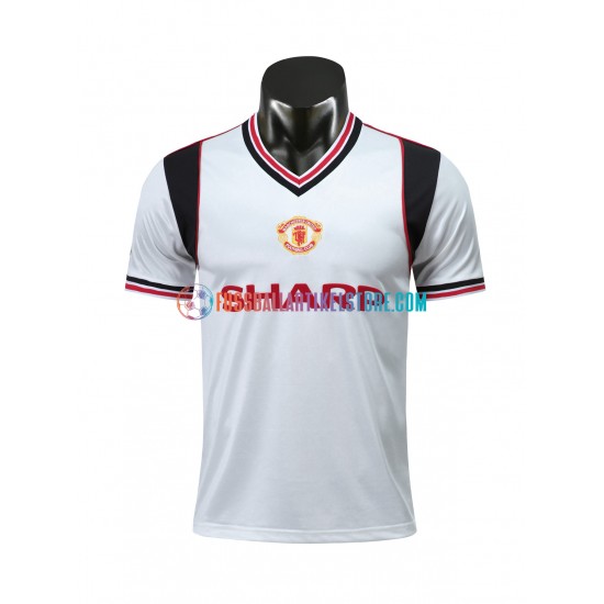 Manchester United Auswärtsausrüstung Retro 1985 Herren Trikot S/S