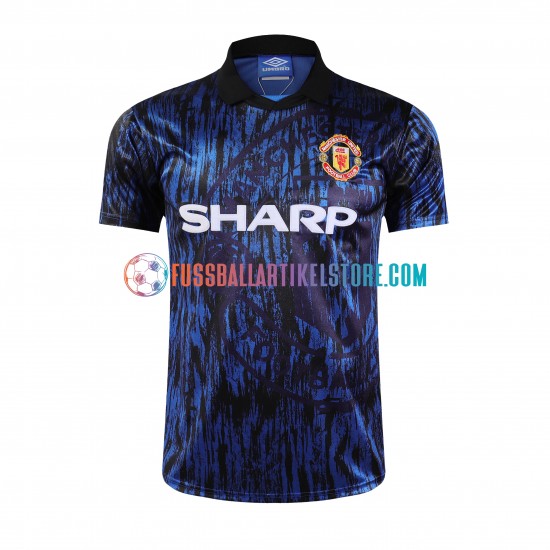 Manchester United Auswärtsausrüstung Retro 1993 Herren Trikot S/S