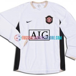 Manchester United Auswärtsausrüstung Retro 2006-2007 Herren Trikot L/S